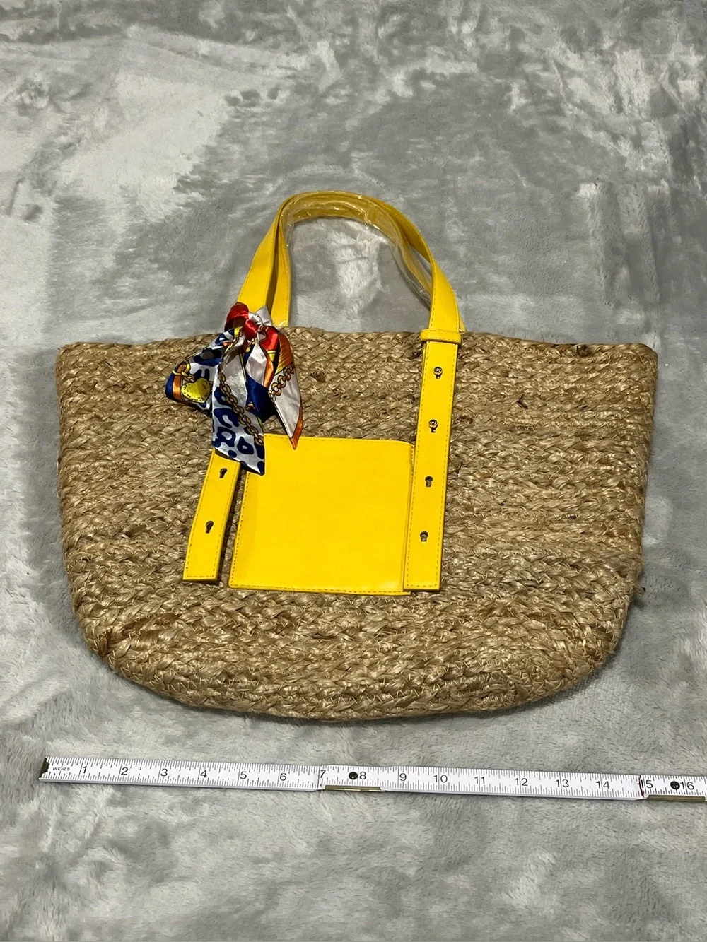 Tru Jute Pocket Tote Bag in the 
